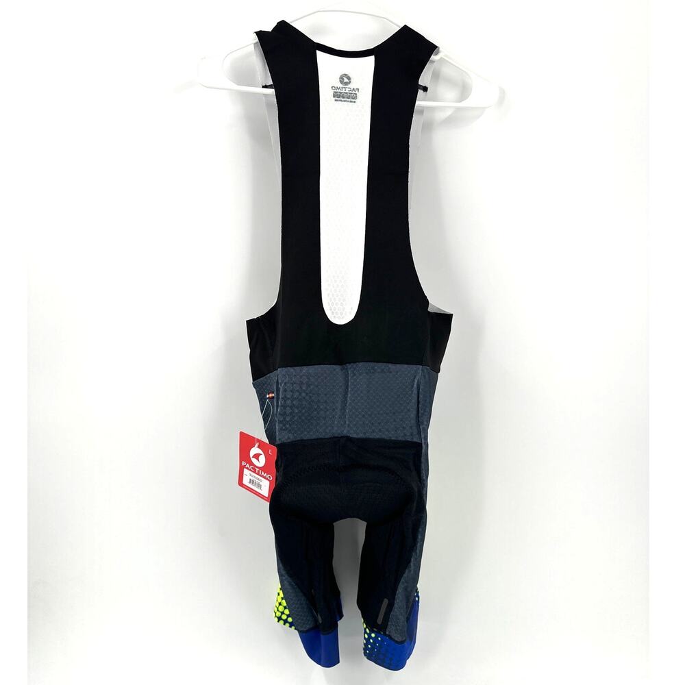 Pactimo Men's Azure PAC Summit Raptor Bibs Size L - Picture 8 of 10